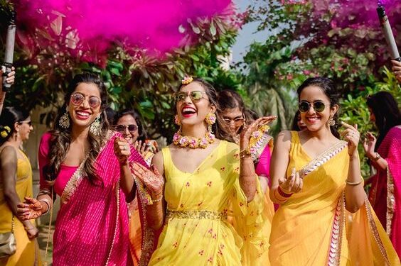 Mehndi Lehenga Designs for Bride