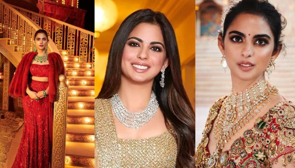 Isha Ambani Makeup Styles