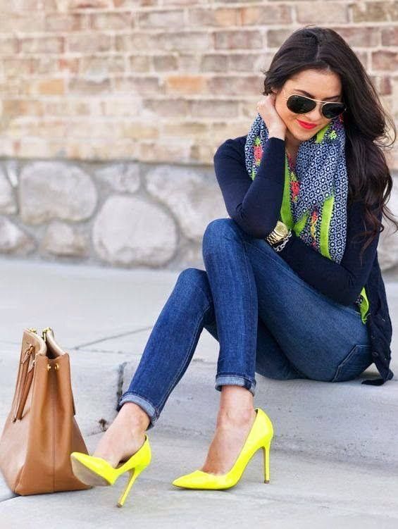 Mixing Neon With Neutrals