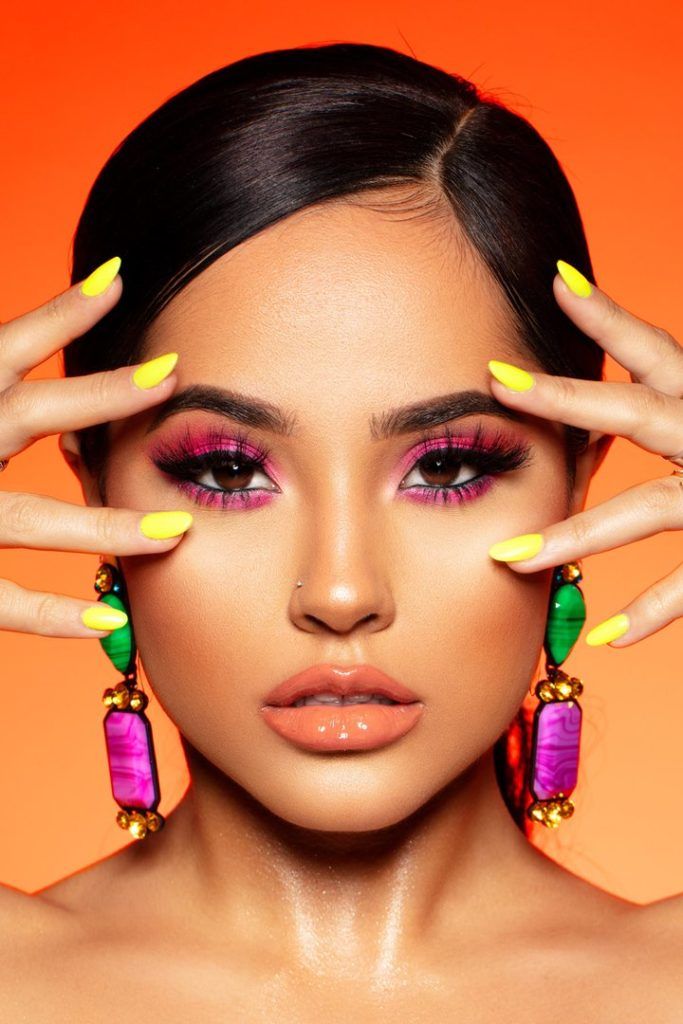 Neon Makeup And Nail Art