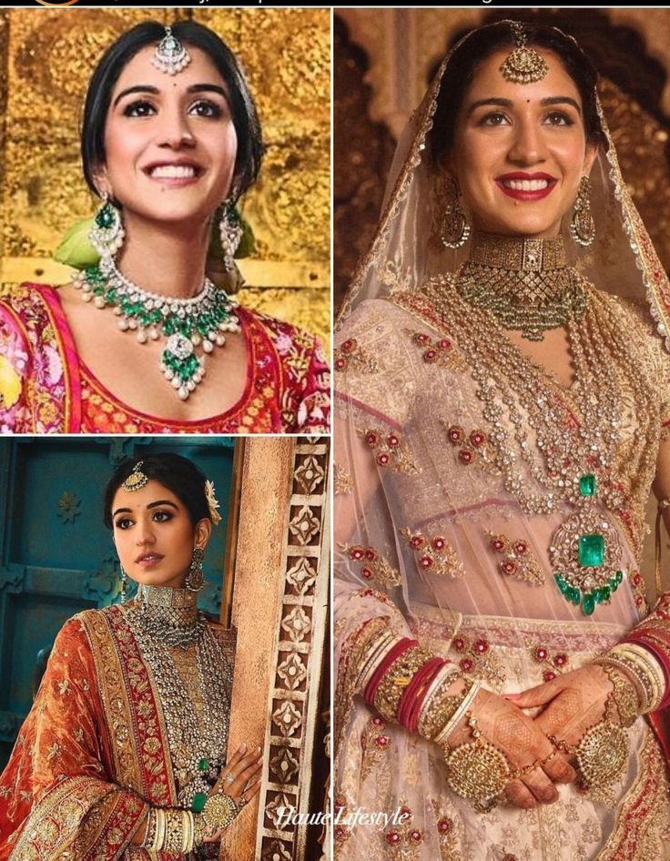 Radhika Ambani Wedding Dress With Accessories